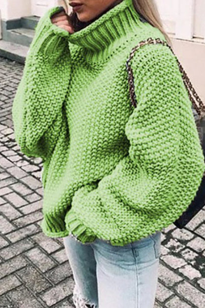 LP | Accogliente pullover oversize con scollo a tartaruga