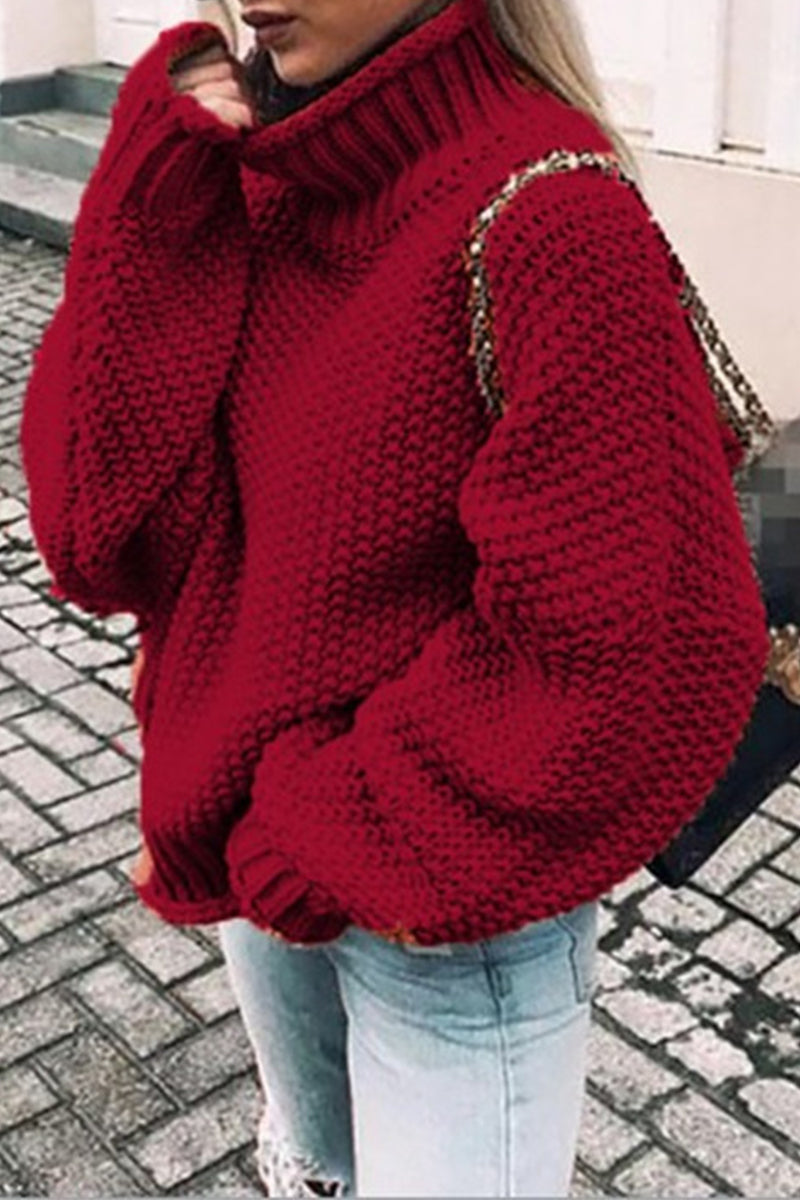 LP | Accogliente pullover oversize con scollo a tartaruga