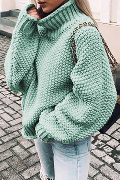 LP | Accogliente pullover oversize con scollo a tartaruga