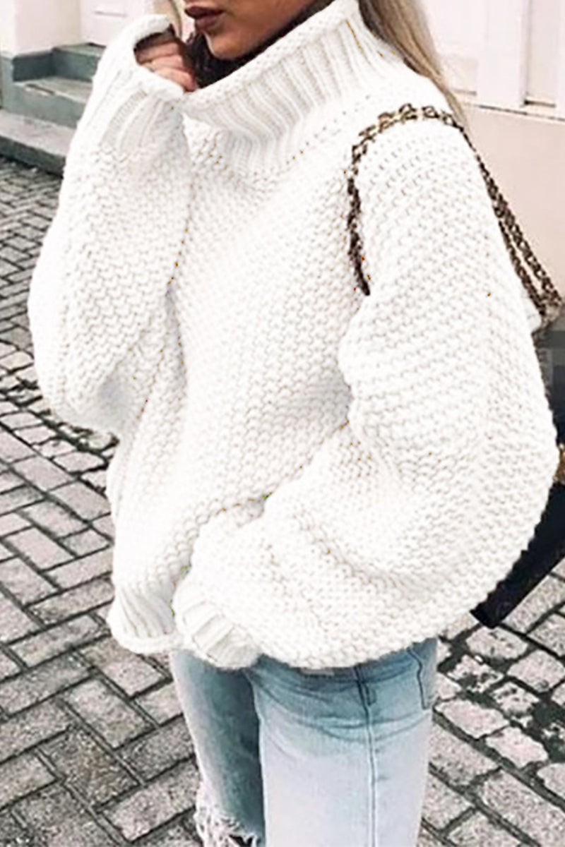 LP | Accogliente pullover oversize con scollo a tartaruga
