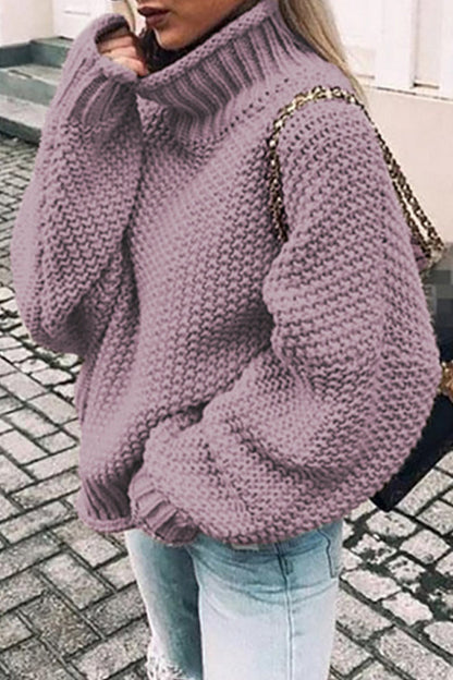 LP | Accogliente pullover oversize con scollo a tartaruga