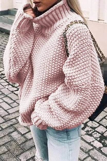 LP | Accogliente pullover oversize con scollo a tartaruga