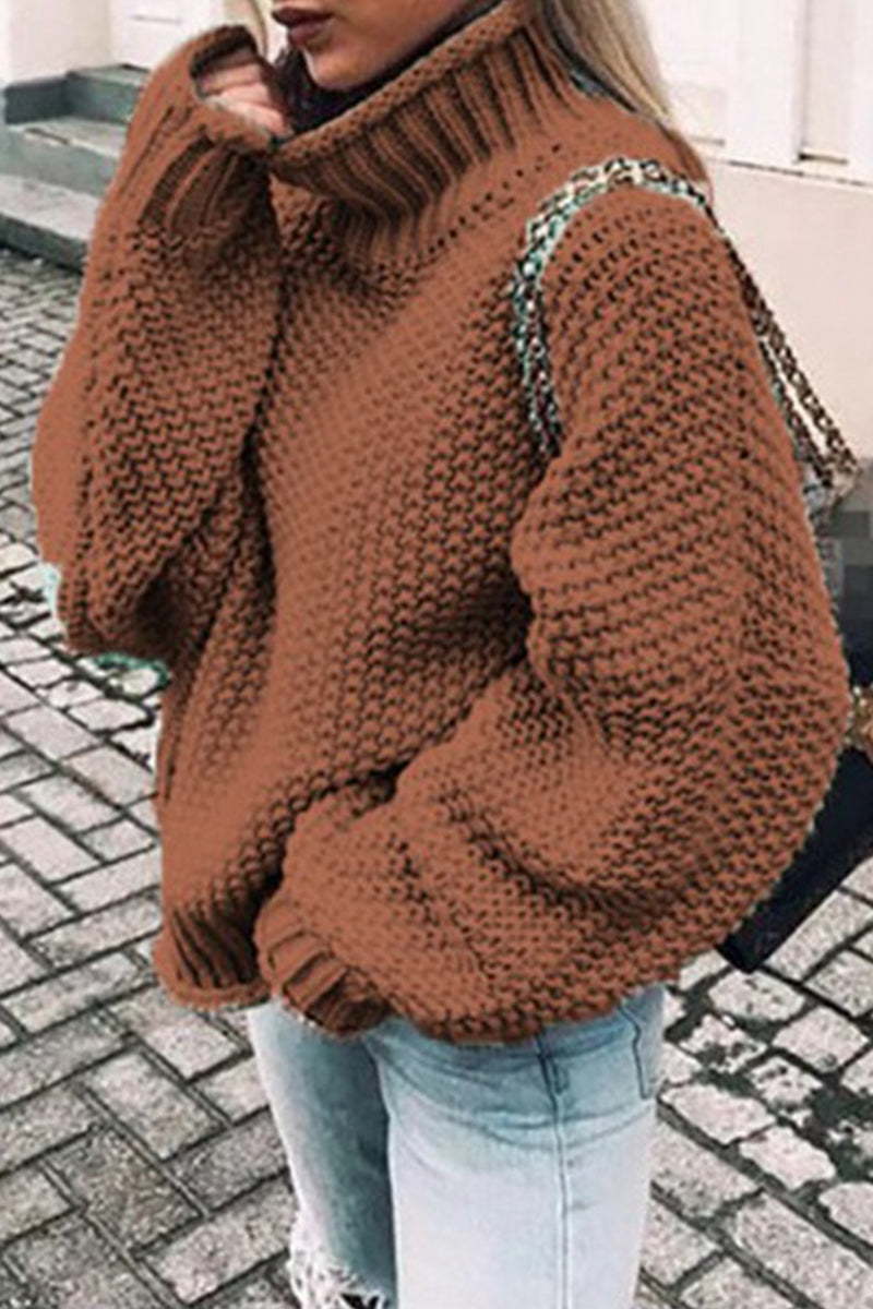 LP | Accogliente pullover oversize con scollo a tartaruga