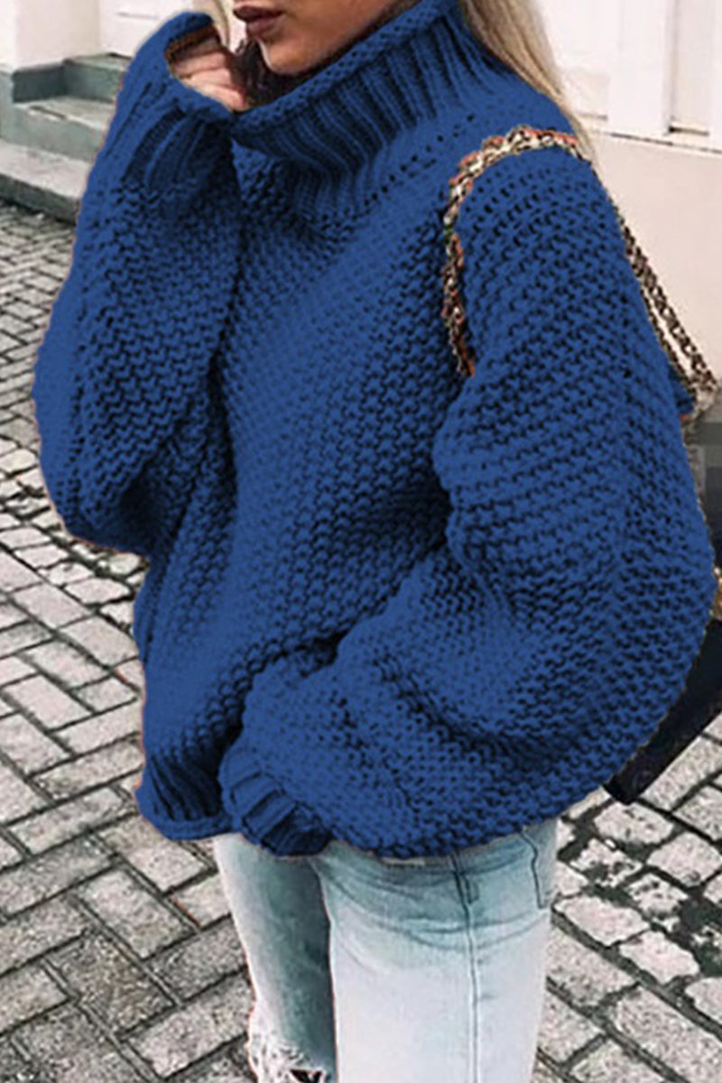 LP | Accogliente pullover oversize con scollo a tartaruga