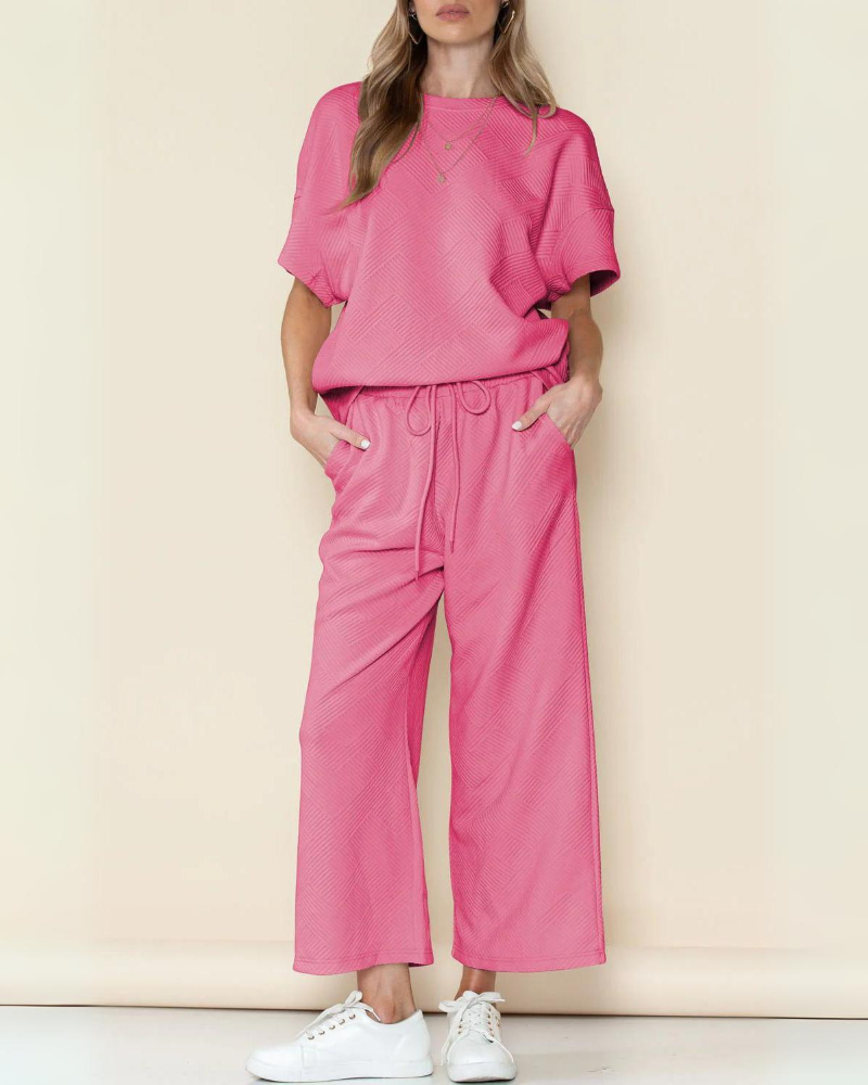 LP | Camicia larga e pantaloni larghi da donna