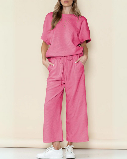 LP | Camicia larga e pantaloni larghi da donna
