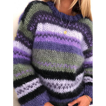 LP | Maglia accogliente a righe