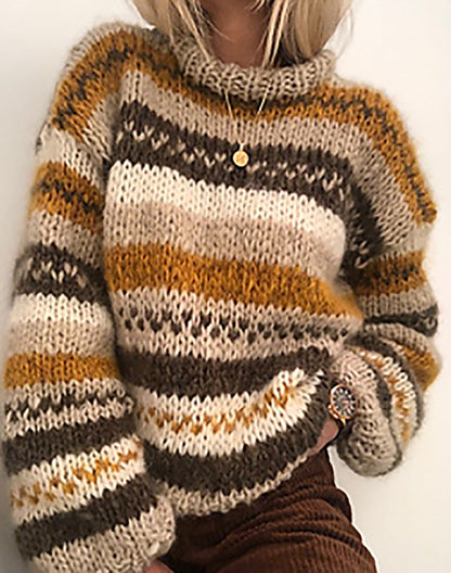 LP | Maglia accogliente a righe