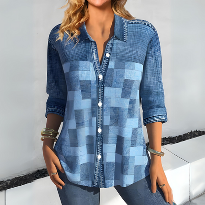 LP | Camicia con quarti di maniche abbottonate