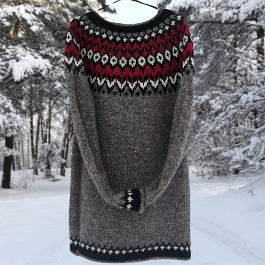 LP | Abito in maglia a fantasia casual