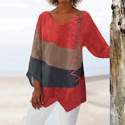 LP | Elegante camicia estiva tricolore