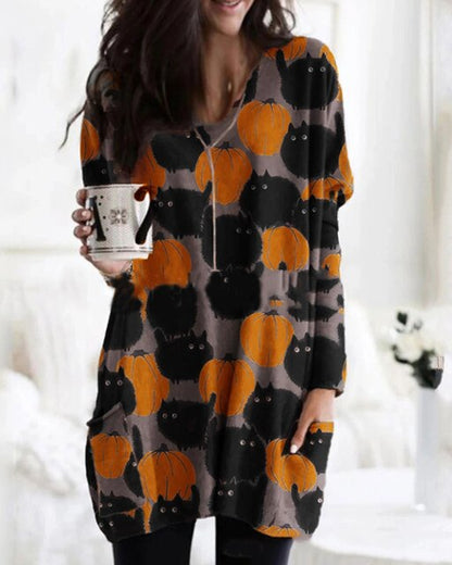 LP | Maglia rilassata con stampa chevron