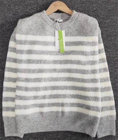 LP |Maglia a righe chic a maniche lunghe