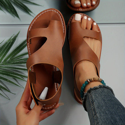 LP | Sandali alla moda con punta aperta e design cut-out