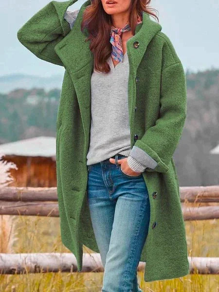 LP | Cappotto di lana oversize da donna