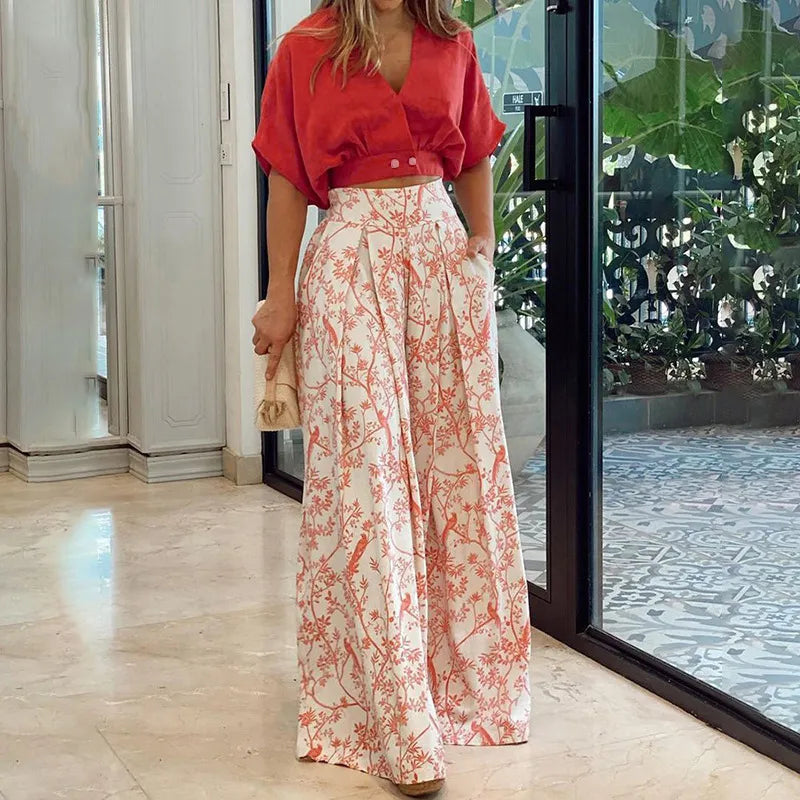 LP | Set due pezzi camicia e pantaloni larghi