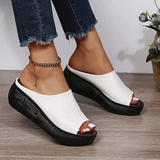 LP con plateau da donna LD | con punta aperta
