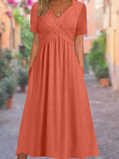 LP | Maxi abito con scollo a V