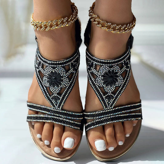 LP LD con fiori e strass da donna