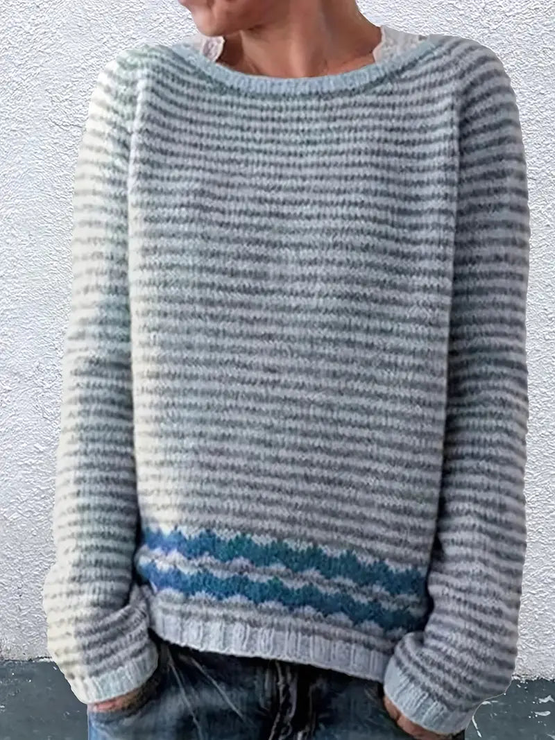 LP | Maglia accogliente a righe