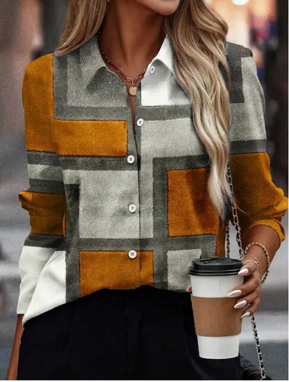 LP | Camicia con bottoni a maniche lunghe da donna