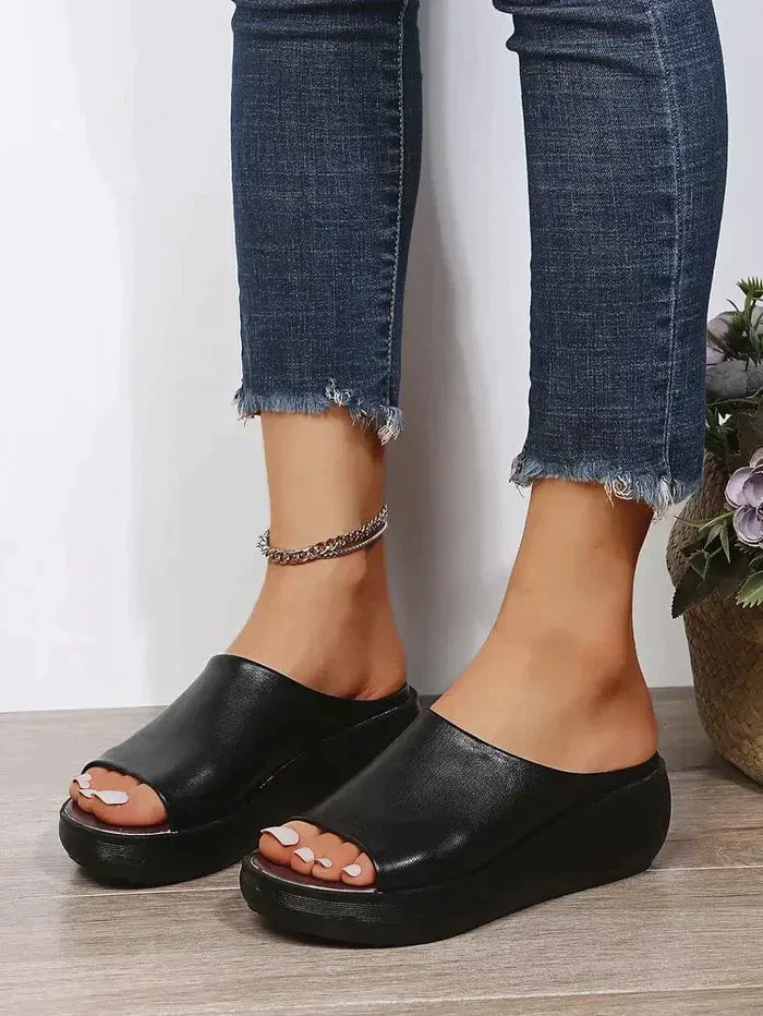 LP con plateau da donna LD | con punta aperta