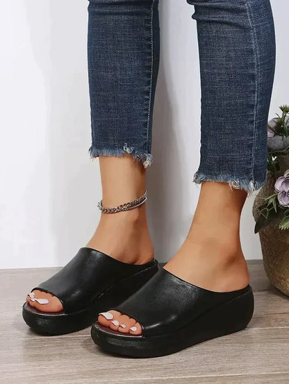LP con plateau da donna LD | con punta aperta
