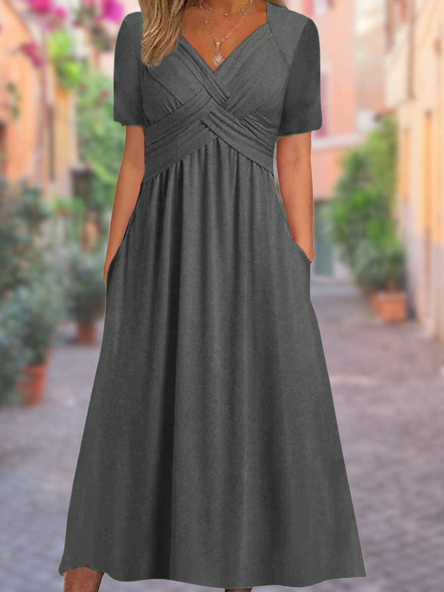 LP | Maxi abito con scollo a V