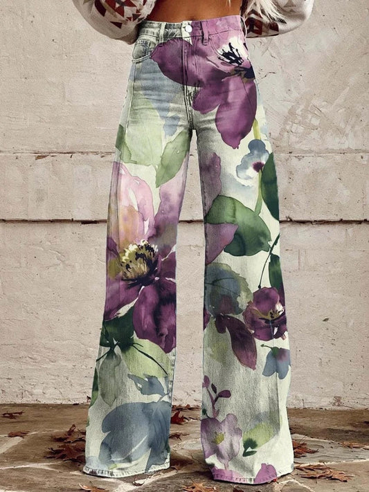 LP | Ariane™ Pantaloni larghi con motivo floreale