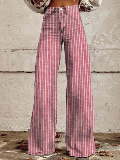 LP | Augusta™ Pantaloni classici a righe con gambe larghe