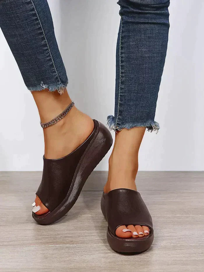 LP con plateau da donna LD | con punta aperta