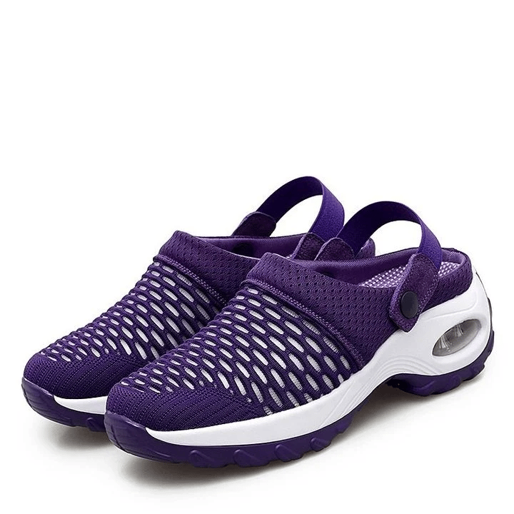 LP Piattaforma di cuscini d'aria da donna in rete Mules Sneaker Sandali