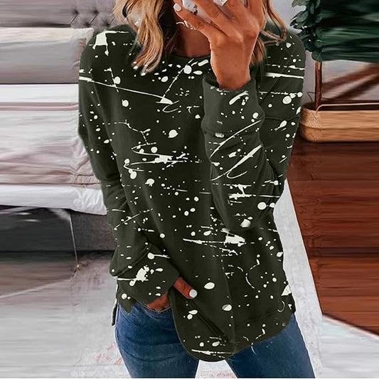 LP | Camicetta casual alla moda con motivo batik