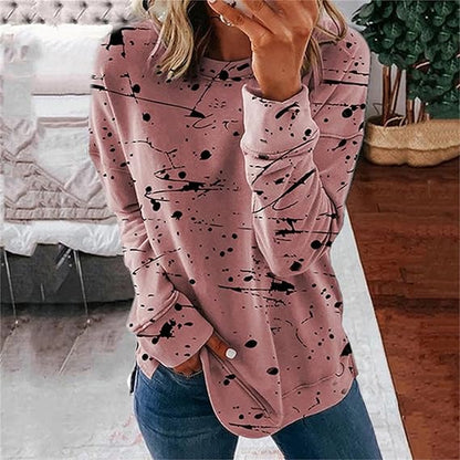 LP | Camicetta casual alla moda con motivo batik