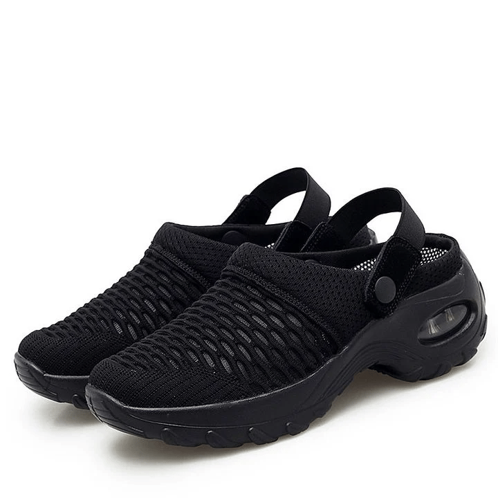 LP Piattaforma di cuscini d'aria da donna in rete Mules Sneaker Sandali