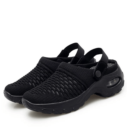 LP Piattaforma di cuscini d'aria da donna in rete Mules Sneaker Sandali