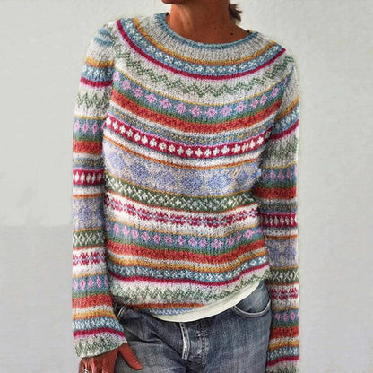 LP | Accogliente maglione nordico in stile fair isle