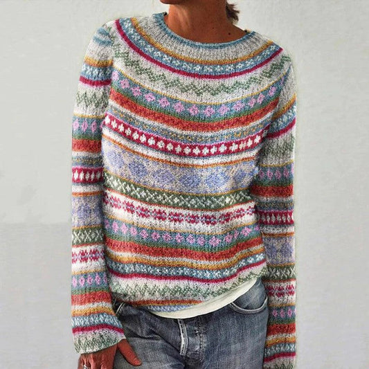LP | Accogliente maglione nordico in stile fair isle
