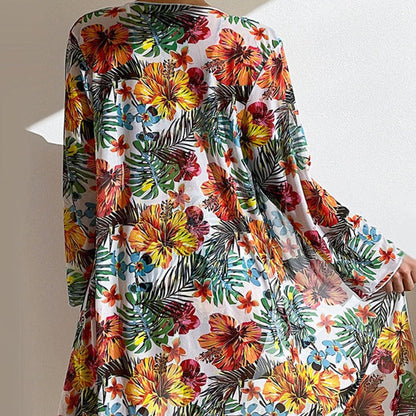 LP | Bikini 3 pezzi a fiori con copricostume