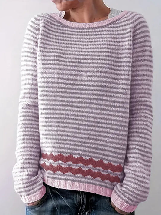 LP | Maglia accogliente a righe