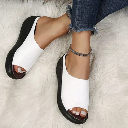 LP con plateau da donna LD | con punta aperta