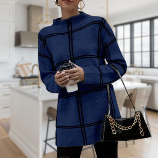 LP | Accogliente maglione a maniche lunghe a righe