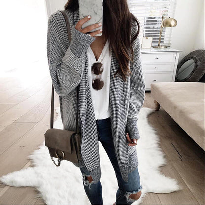 LP | Cardigan a quadri sciolto