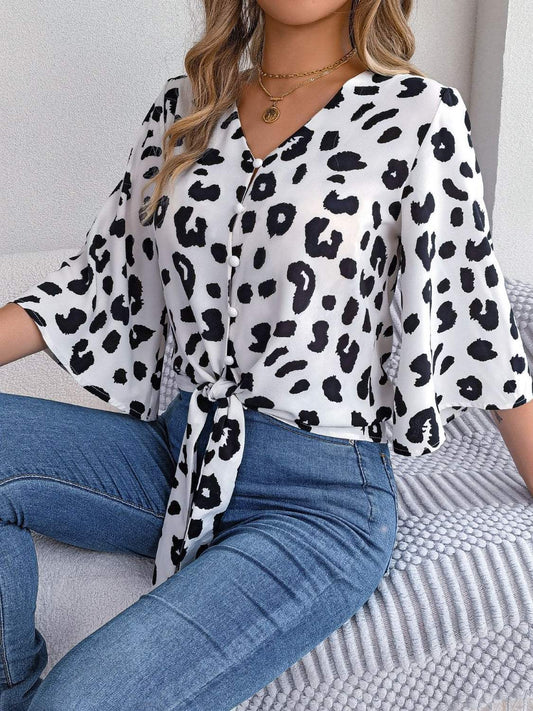 LP | Camicetta da donna con stampa animalier