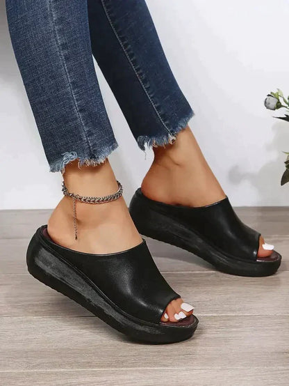 LP con plateau da donna LD | con punta aperta
