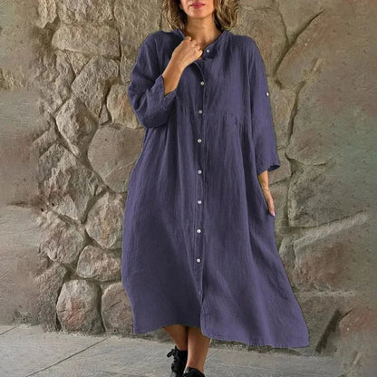 LP | Abito-camicia in cotone sciolto
