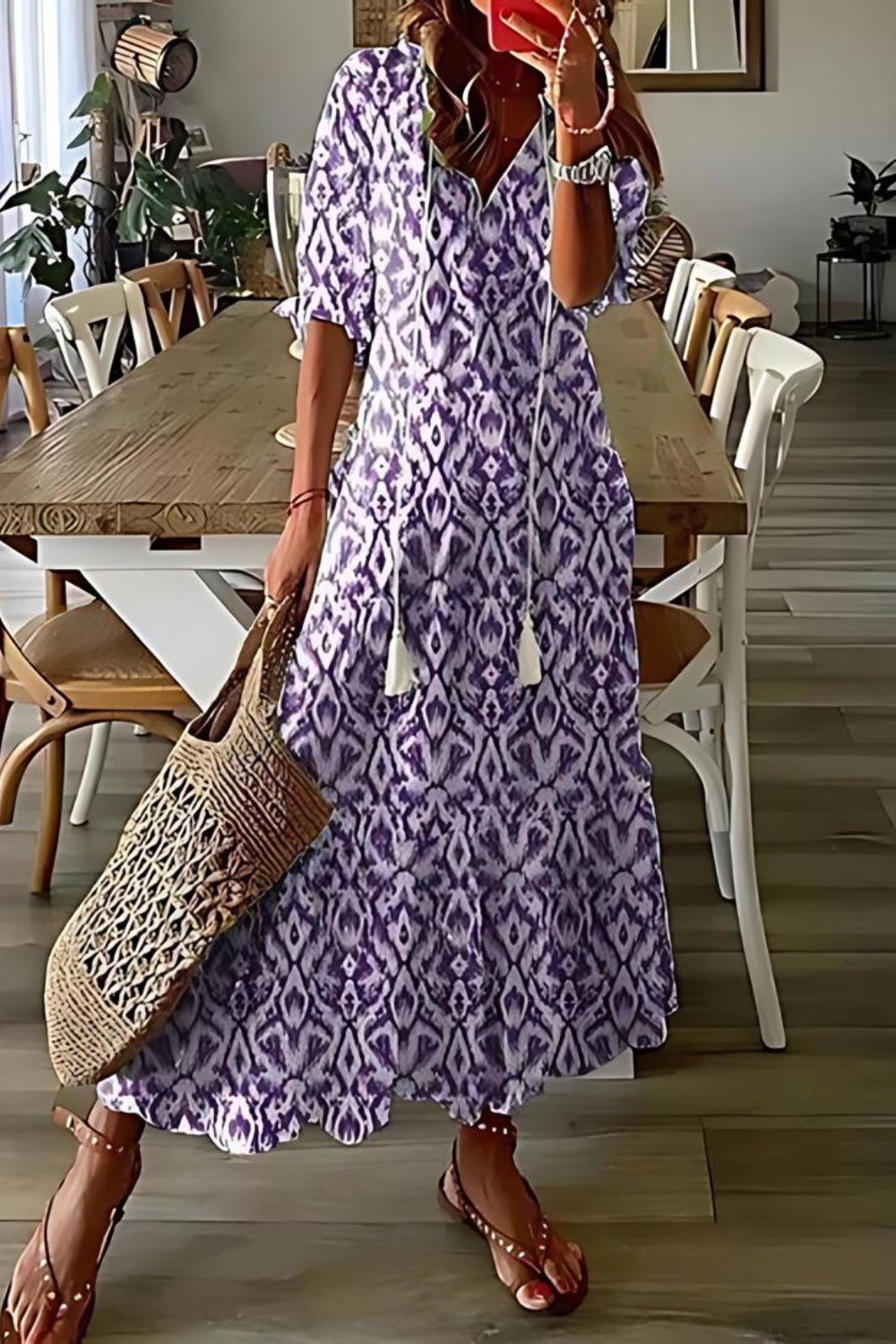 LP | Abito lungo ed elegante a fiori