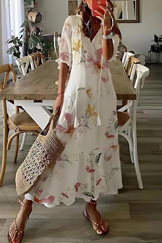 LP | Abito lungo ed elegante a fiori