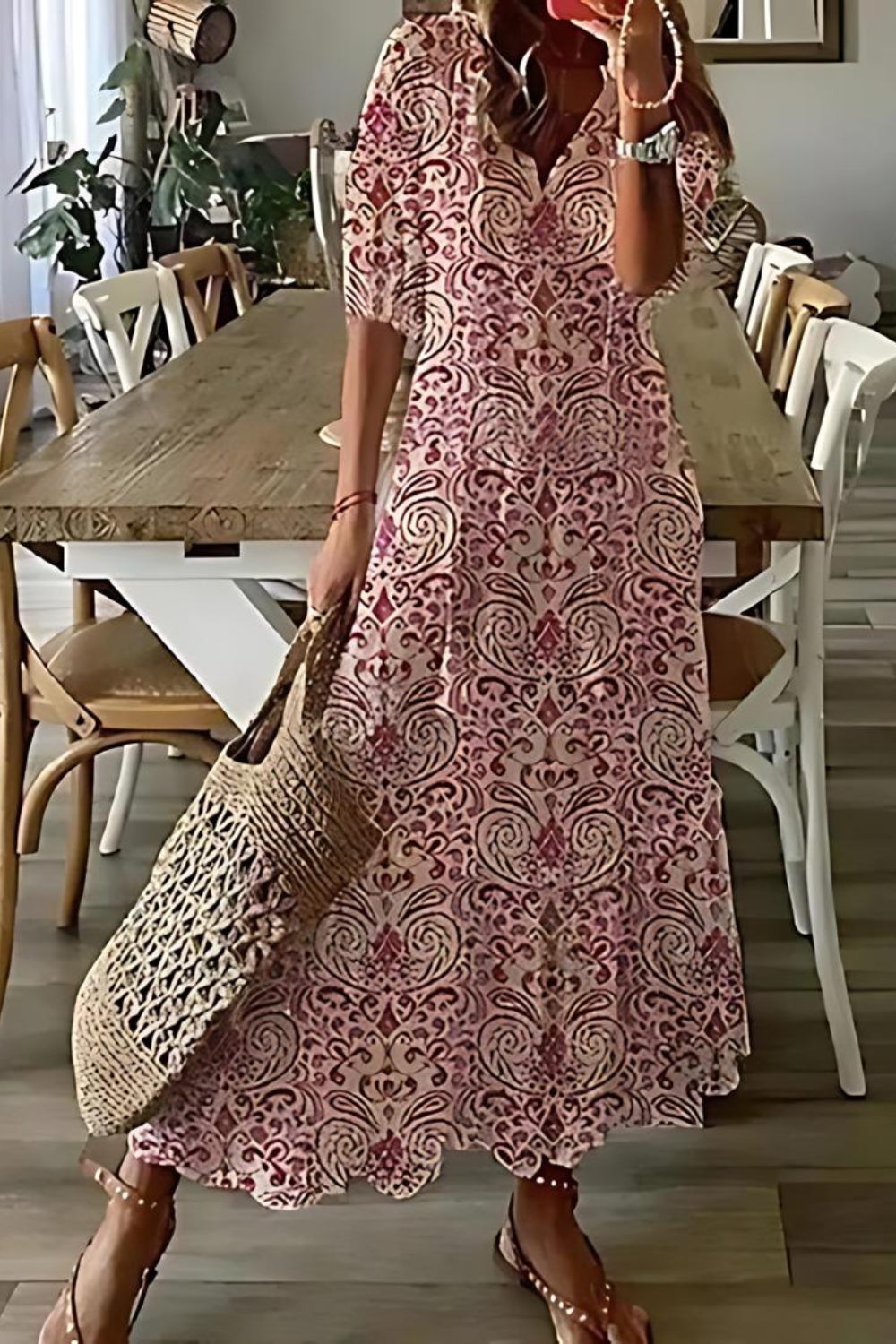 LP | Abito lungo ed elegante a fiori