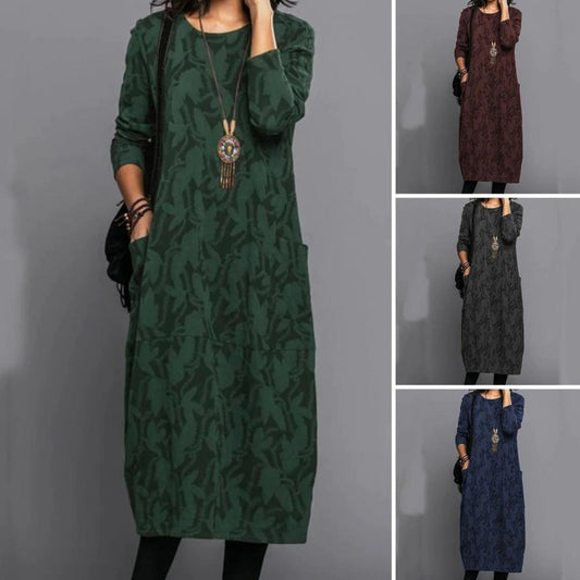 LP | Abito midi casual a maniche lunghe